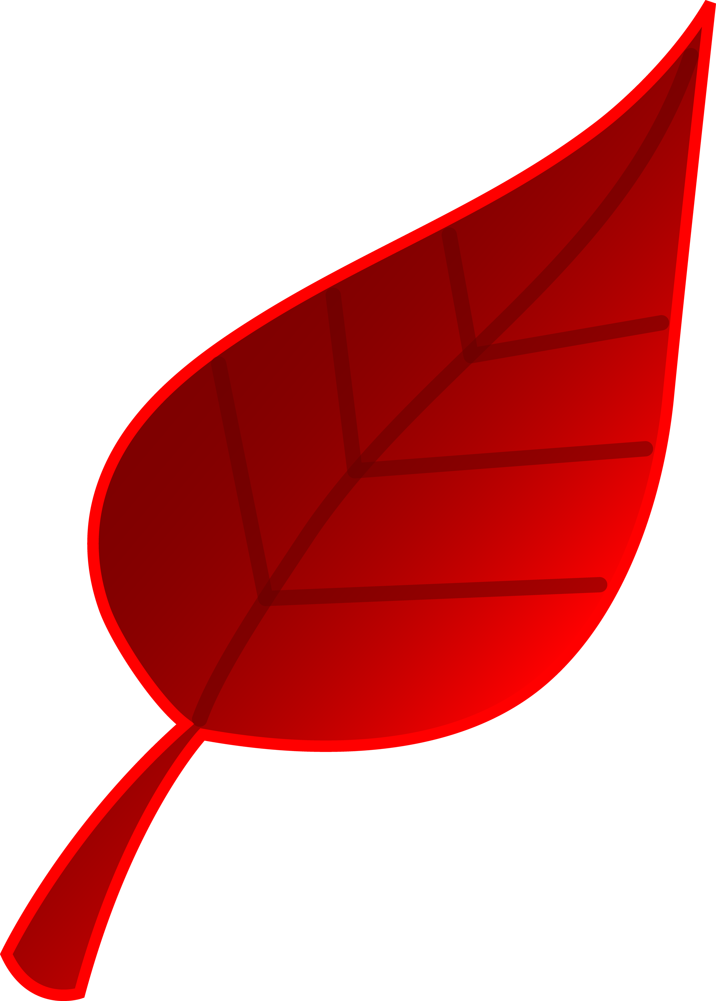 Fall Leaves Border Clipart Free Clipart Images 4 Clipartcow - Red Leaf Clip Art - Png Download (2504x3500), Png Download