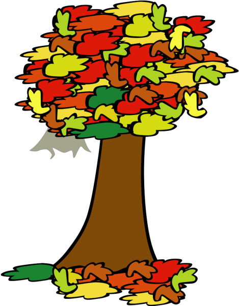 Fall Tree Png Icons - Leaves Change Color Worksheet Answers Clipart (600x600), Png Download