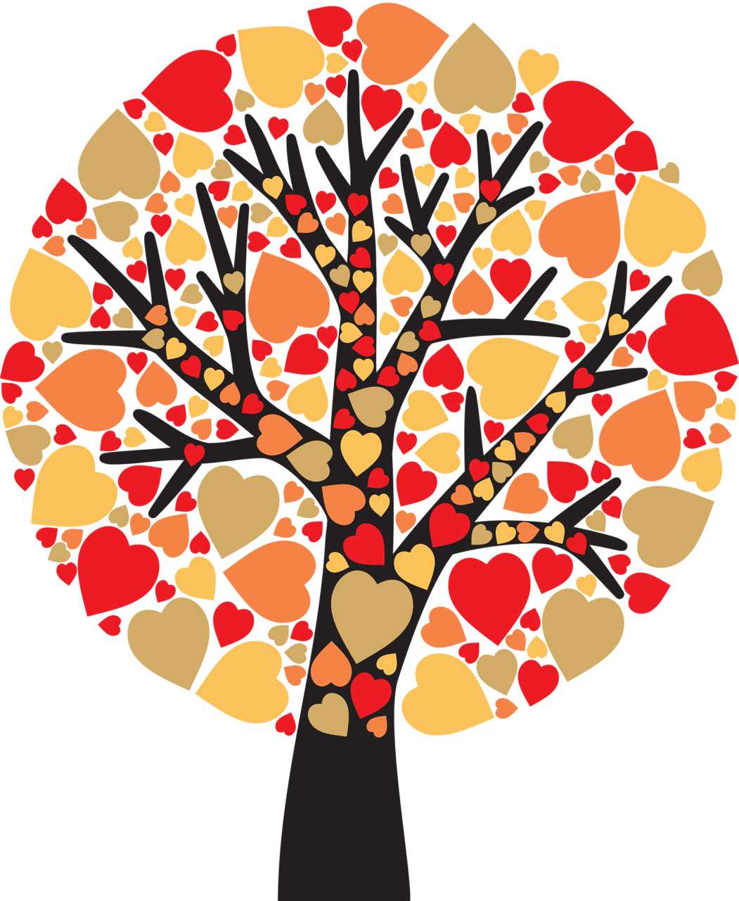 Clipart Leaves Family Tree - Évszaknaptár - Png Download (1051x1280), Png Download