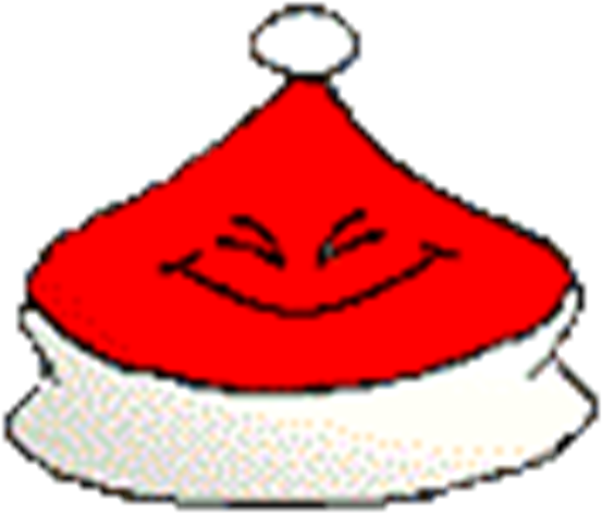 Clip Art Santa Claus Gif Christmas Day Animated Film - Christmas Cap Gif - Png Download (619x800), Png Download