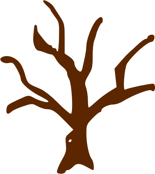 Tree Clip Art At Clker - Clip Art Tree Branch - Png Download (522x593), Png Download