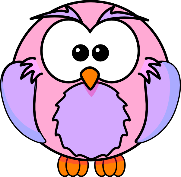 Snowy Owl Clipart - Owl Cartoon Coloring Pages - Png Download (600x585), Png Download