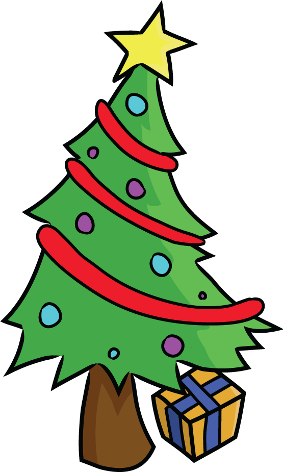 Cartoon Christmas Tree Cartoon Xmas Tree Png Clipart Full Size Clipart 4999887 Pinclipart