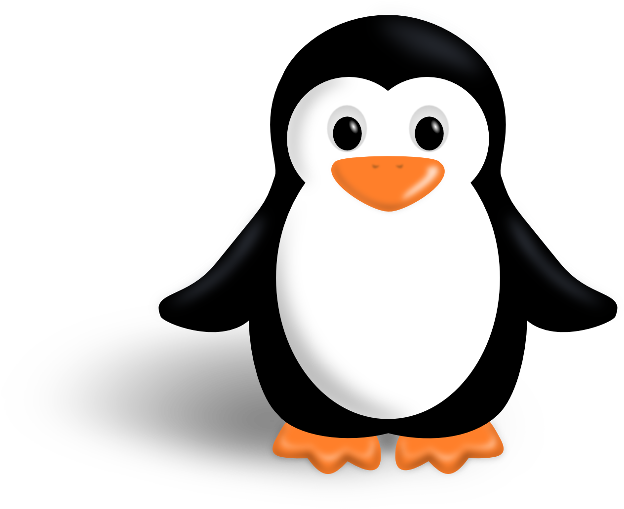 Penquin Clip Art - Penguin Clipart Png Transparent Png (999x785), Png Download