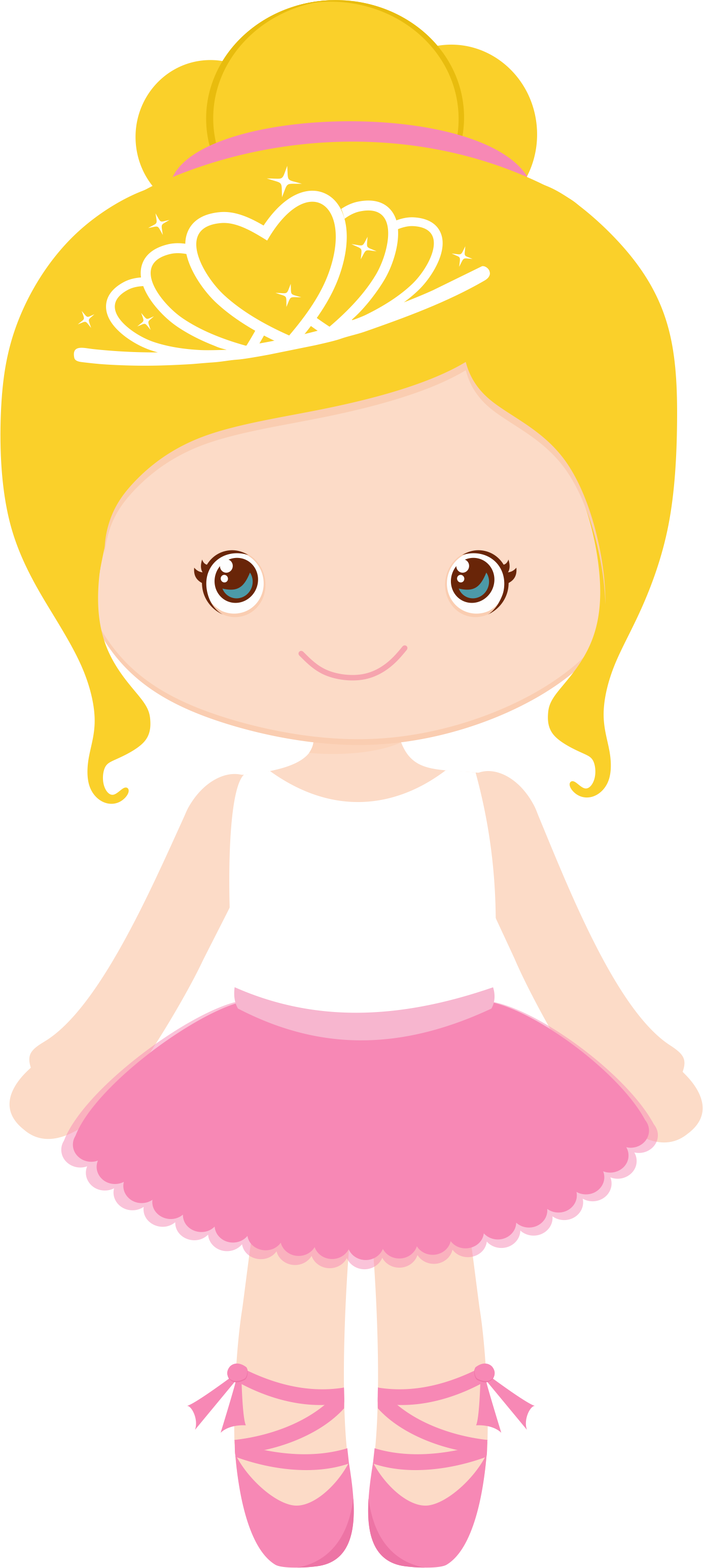Ballerina Party, Ballerina Birthday Parties, Girl Birthday, - Ballerina Cartoon Clipart (1386x3091), Png Download