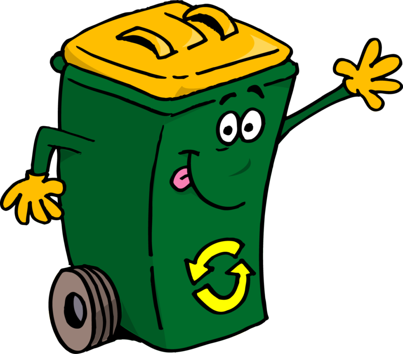 Container Clipart Waste Container - Garbage Disposal Clip Art - Png Download (800x702), Png Download