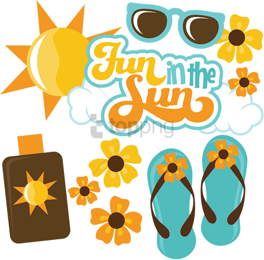 Fun In The Sun - Fun In The Sun Clipart - Png Download (648x638), Png Download
