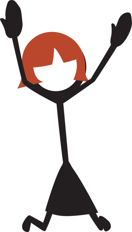 7266 Stick Figures Woman2 1 Web - Png Stickwoman Clipart (457x800), Png Download
