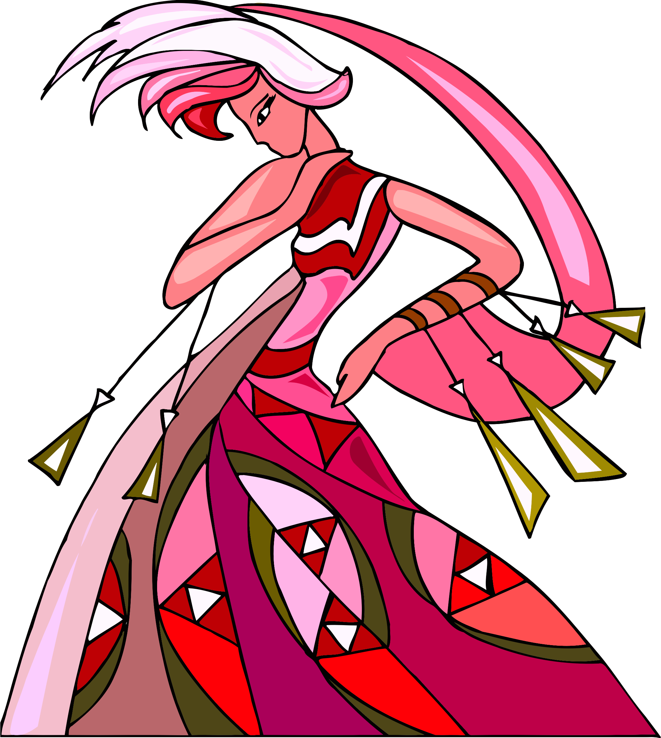 Line Art Drawing Dance Cartoon - Drawing Clipart (672x750), Png Download