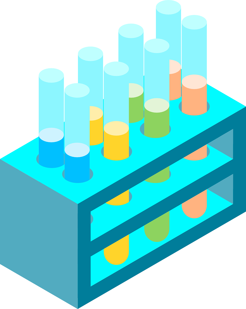 Free To Use Public Domain Science Clip Art - Tubos De Ensayo En Png Transparent Png (639x800), Png Download