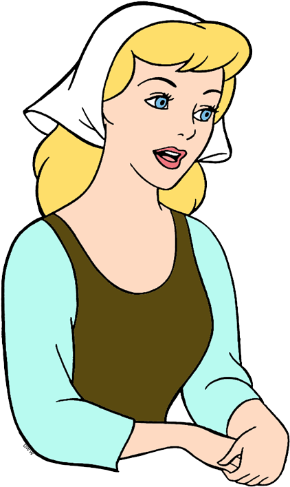 Cinderella Digital Clipart, Princess Digital - Disney Princess Cinderella Clipart - Png Download (450x730), Png Download