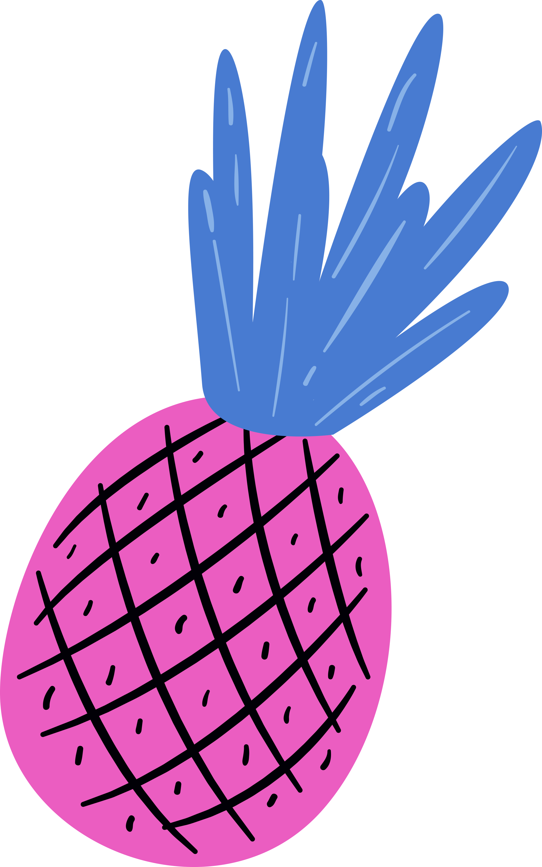 •leave - Free Colorful Pineapple Clipart Png Transparent Png (2196x3513), Png Download