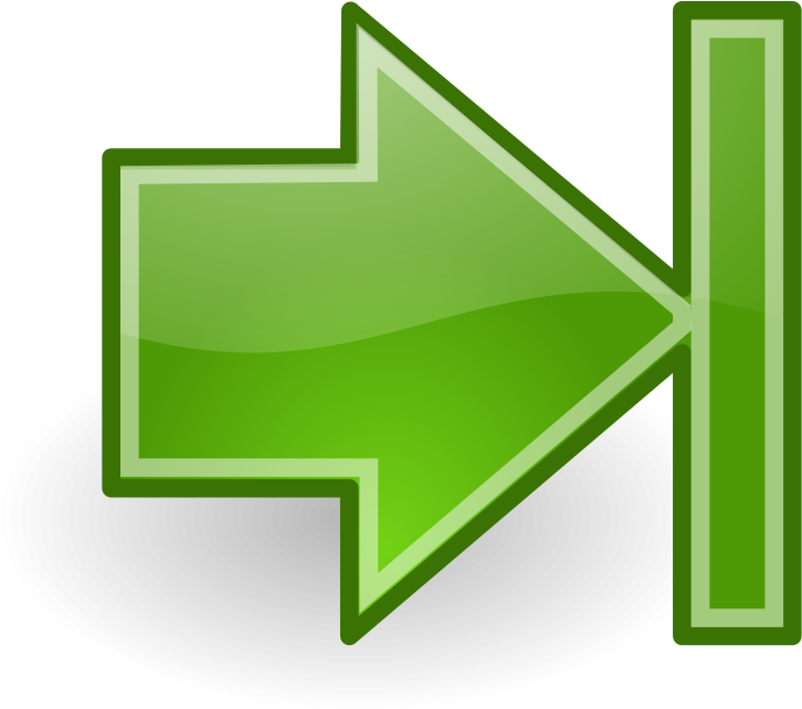 Go Last Clip Art - Right Green Arrow Png Transparent Png (600x528), Png Download