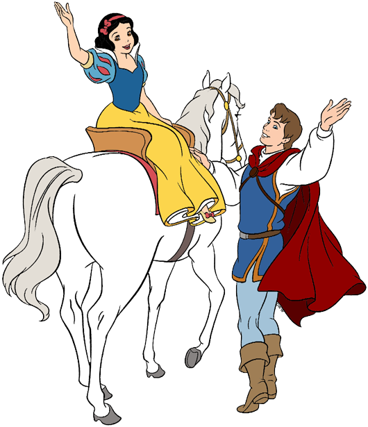 Prince Snow White, Prince, - Disney Snow White Horse Clipart (530x615), Png Download
