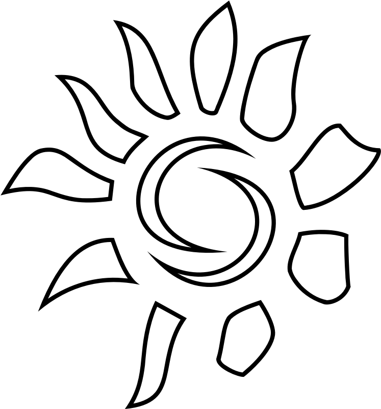 Clipart - Sun Icon - Coloring Book - Coloring Book Sun - Png Download (800x800), Png Download