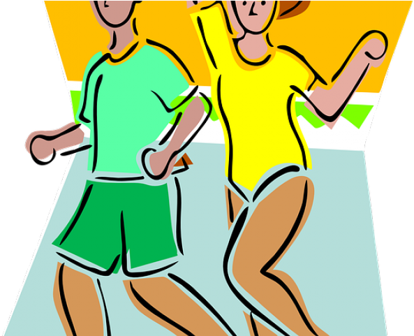 Aerobics Clipart Transparent - Healthy People Clipart - Png Download (640x480), Png Download