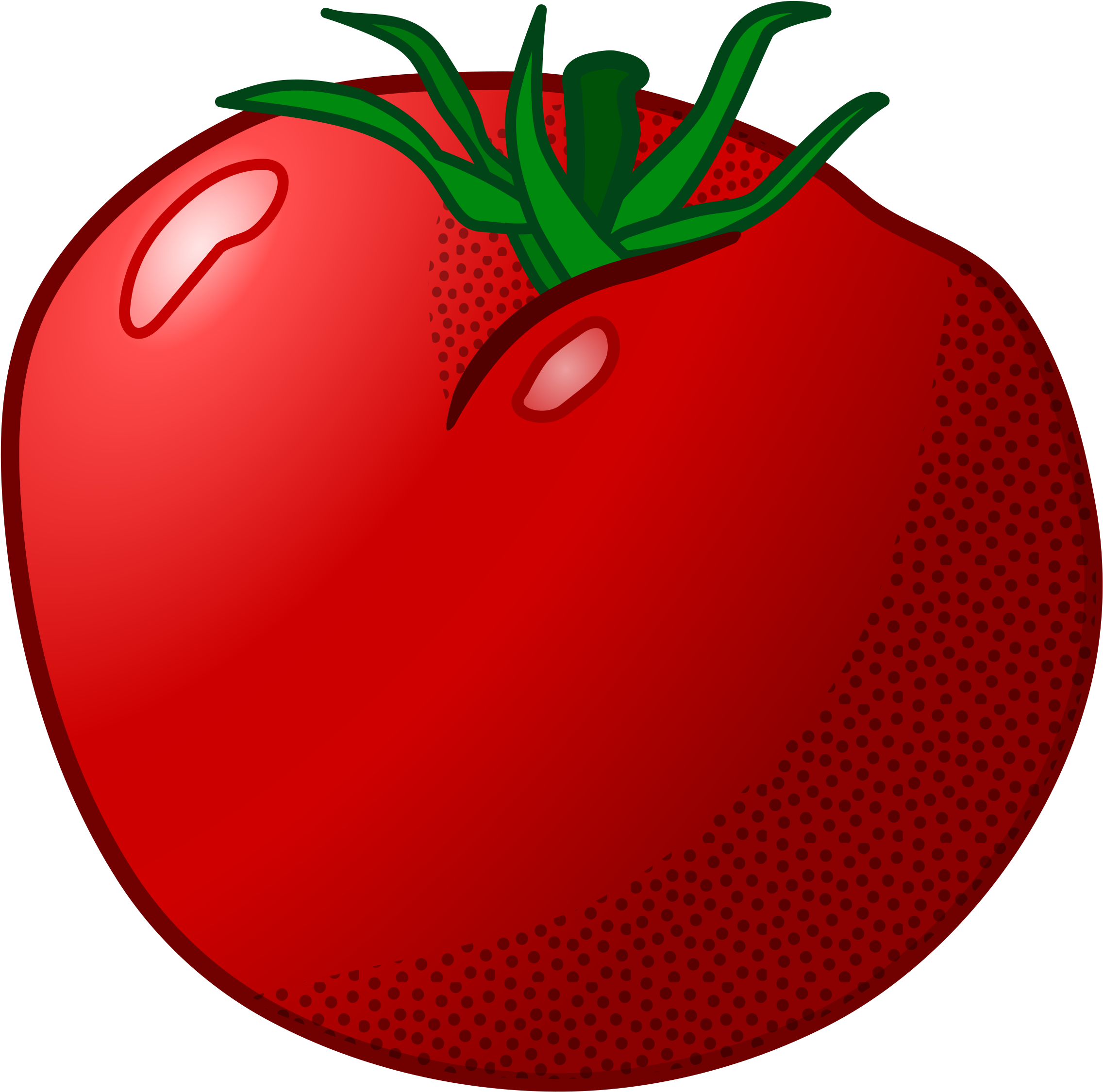 Tomato Clip Art Free Clipart Images - Free Clip Art Tomato - Png Download (2421x2400), Png Download