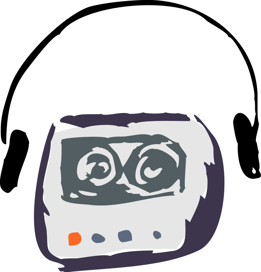 Cassette Player Large 900pixel Clipart, Cassette Player - Cassette Player Clip Art - Png Download (863x900), Png Download