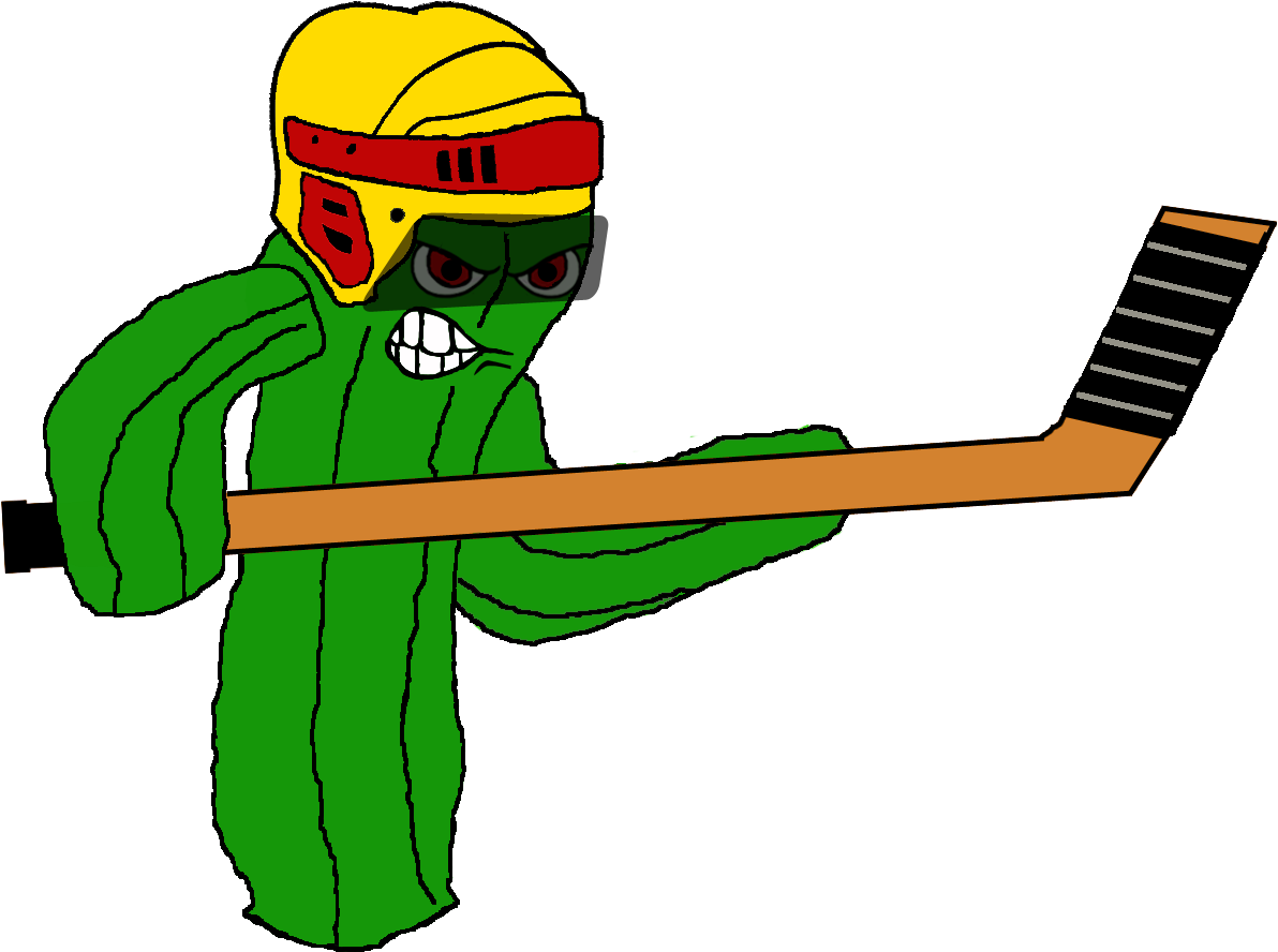 Cactus Hockey Logo Clipart (1356x951), Png Download