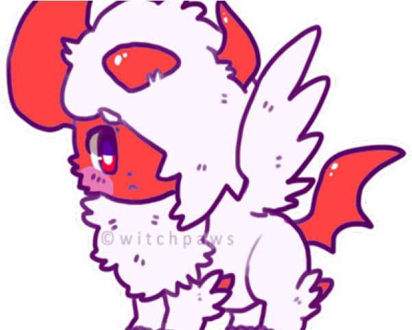 Mega Absol Shiny Chibi Clipart (640x480), Png Download