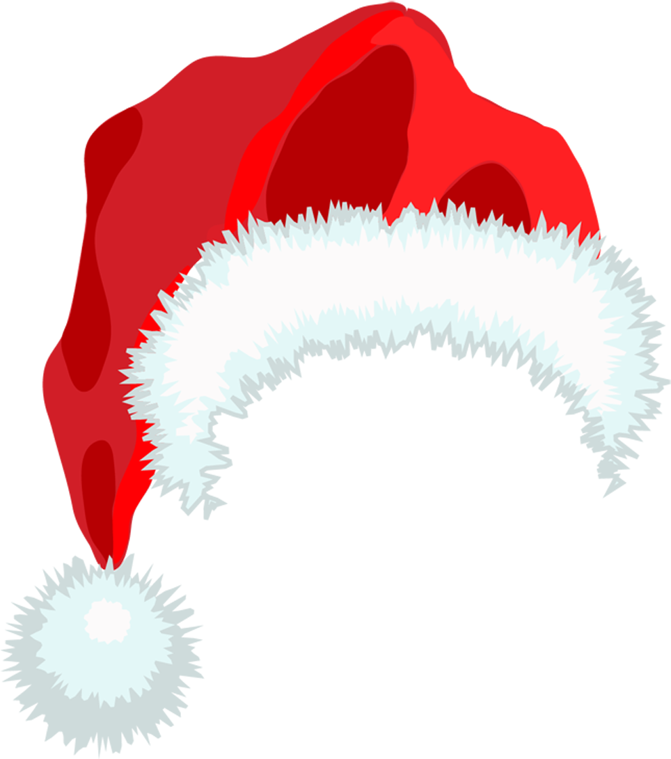 Santa Hat Clipart - Transparent Clip Art Santa Hat - Png Download (1000x1121), Png Download