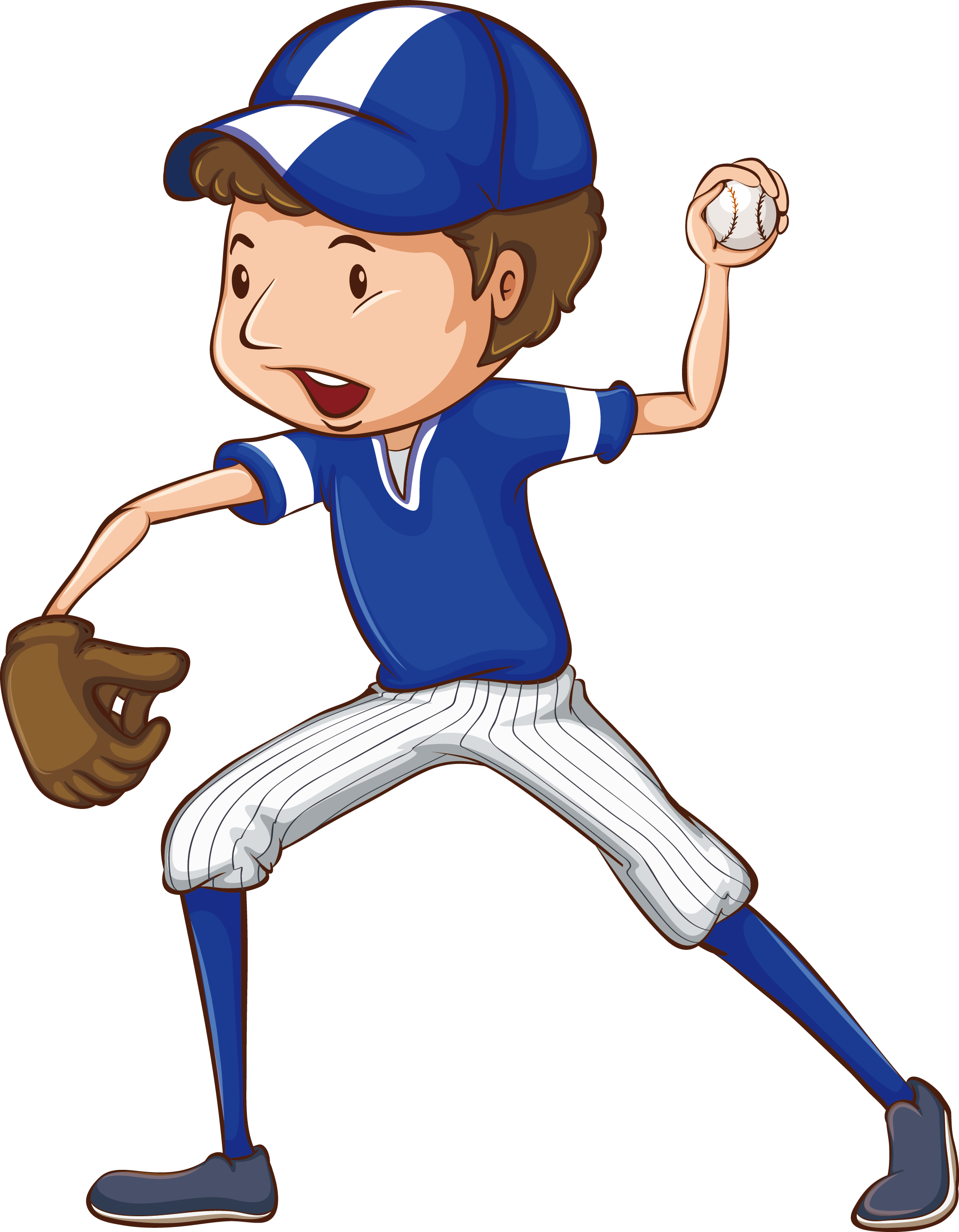 Clipart Free Library Baseball Clip Drawing Baseball Player Clipart