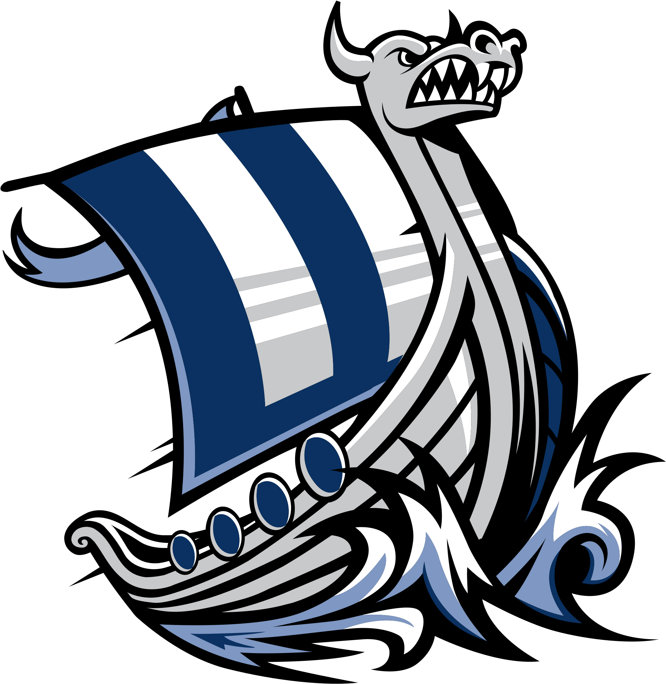 Andrew Flett - Western Washington University Viking Logo Clipart (1840x1912), Png Download