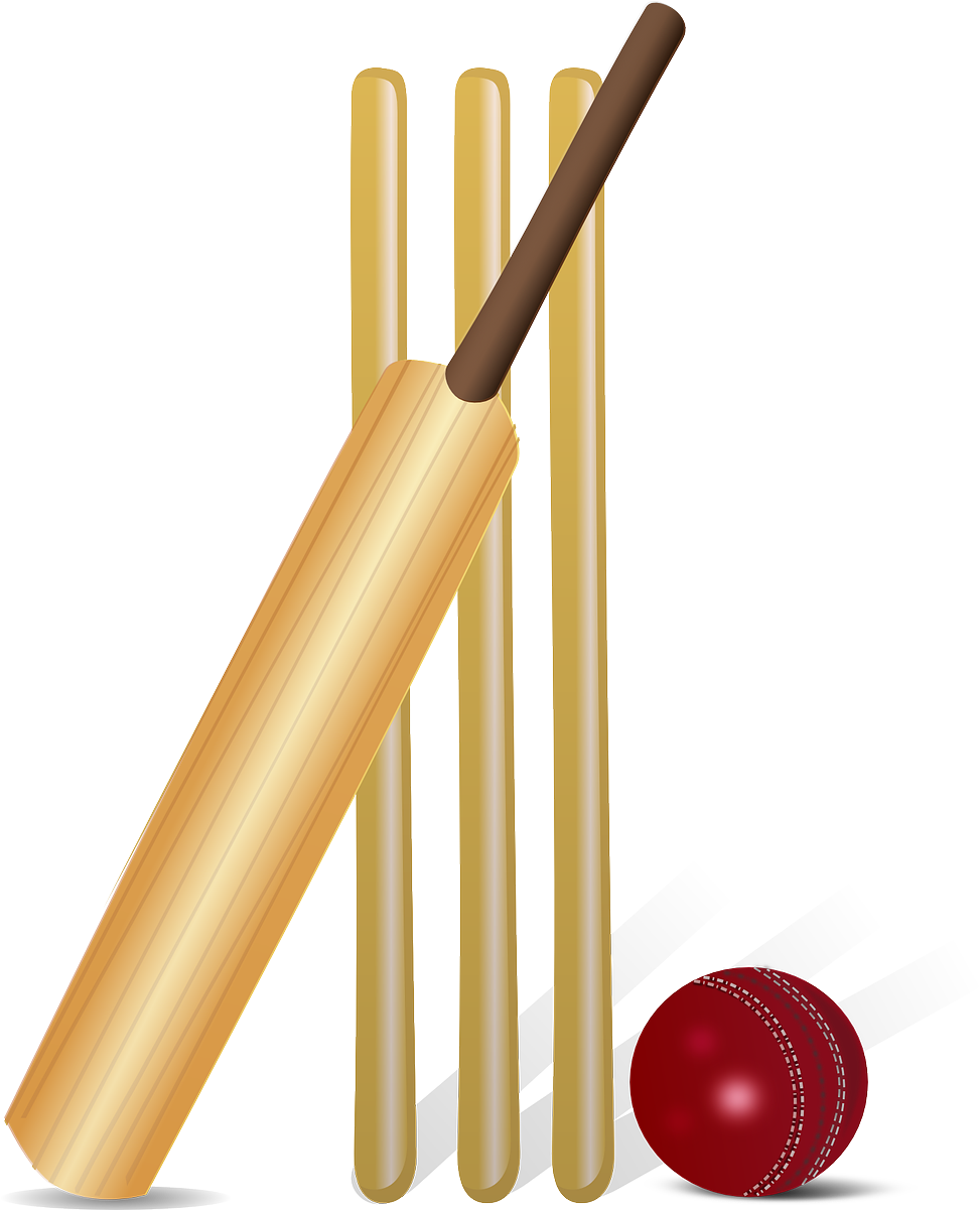 1f3cf, Cricket Bat And Ball - Cricket Bat And Ball Clip Art - Png Download (640x600), Png Download