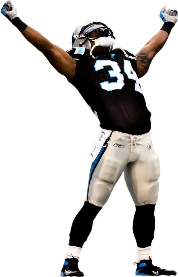 Nfl Football Player - Deangelo Williams Clipart (650x975), Png Download