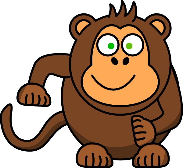 Carpet Cleaning Clipart - Cartoon Monkey - Png Download (600x552), Png Download