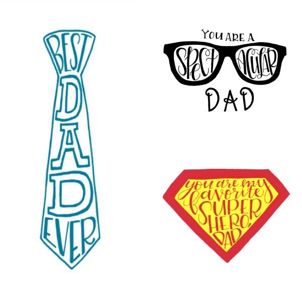 Father's Day Printables Clipart (640x640), Png Download
