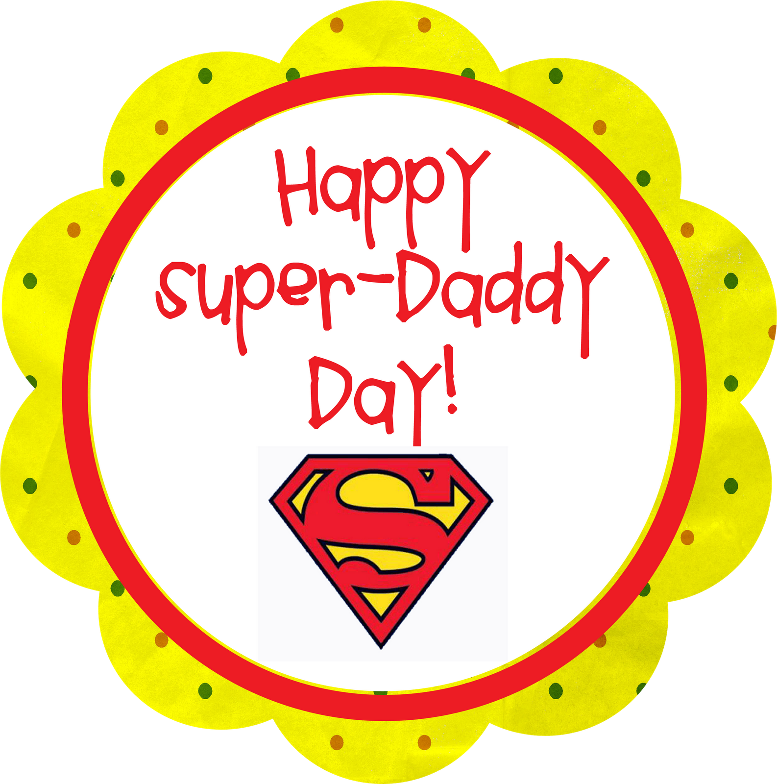 Father&day Superman Toppers - Superman Logo - 2 Sided Shaped Puzzle Clipart (1586x1600), Png Download