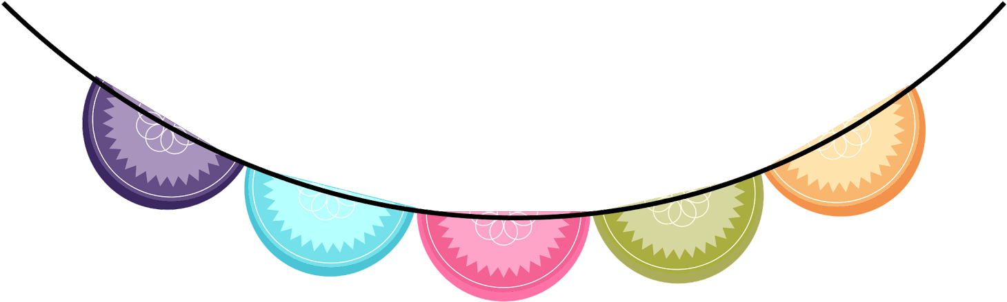 Pennant Clipart Valentine - Cute Border Clipart Png Transparent Png (1600x602), Png Download