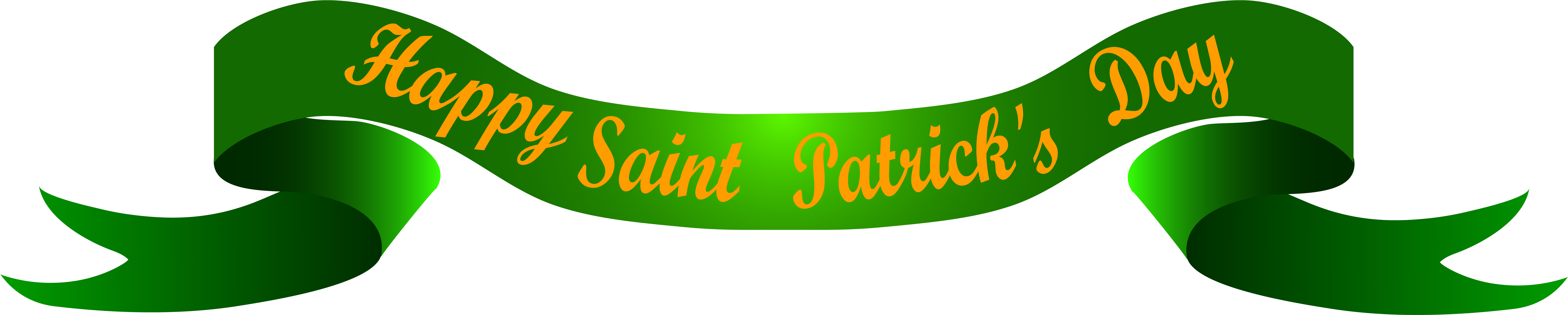 Saint Patrick's Day Clipart (8000x1693), Png Download