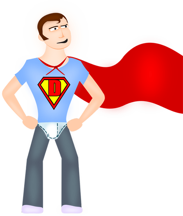 Happy Father's Day - Birthday Wishes For My Hero Clipart (608x718), Png Download