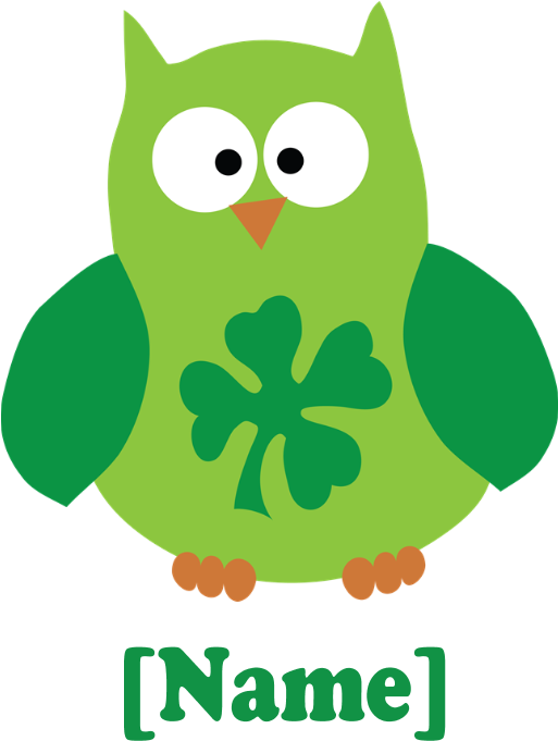 Favorite - Custom Name Owl Mousepad Clipart (700x700), Png Download