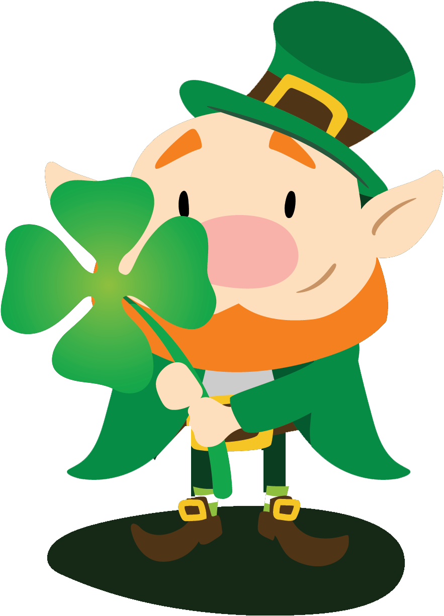 Patricks Day Clip Art ~ Free Clipart Of Leprachauns - St Patrick Clipart Transparent - Png Download (1344x1432), Png Download