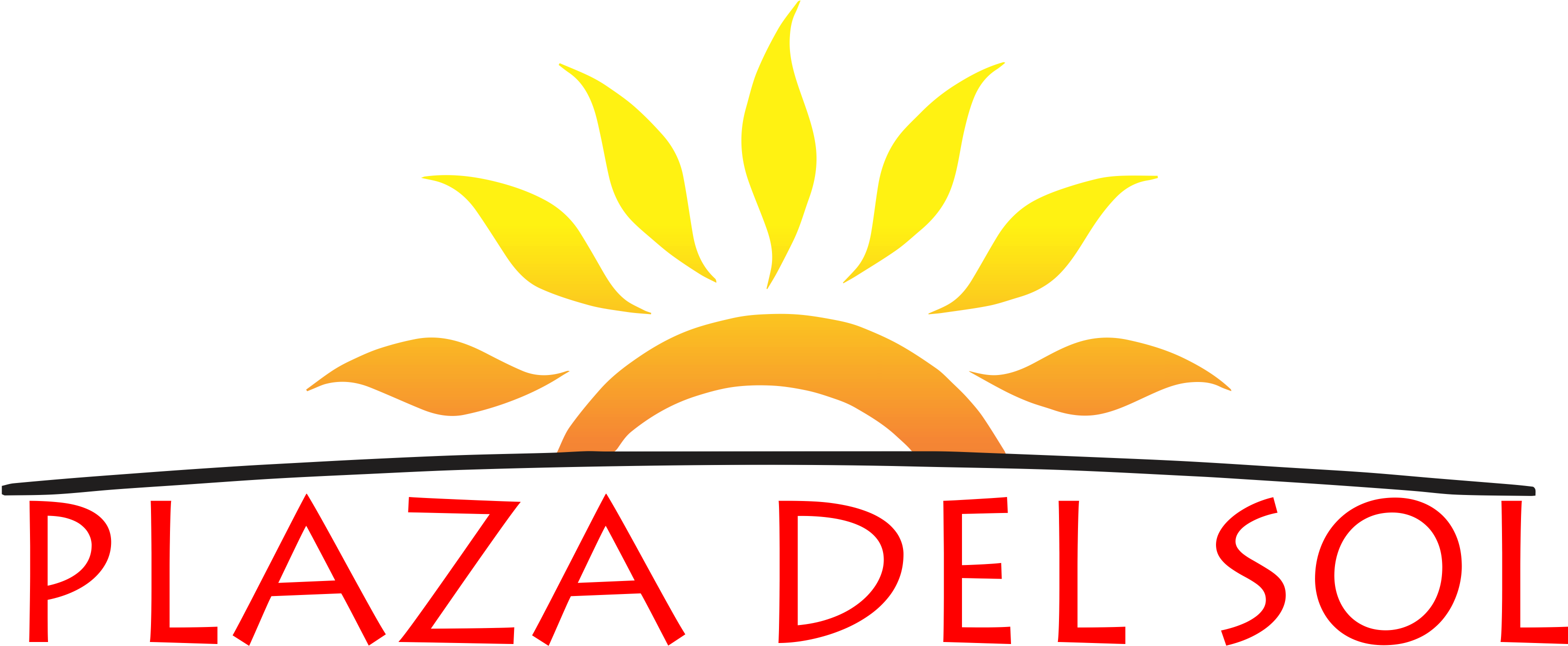 2205 Veterans Blvd - Plaza Del Sol Png Clipart (3136x1292), Png Download
