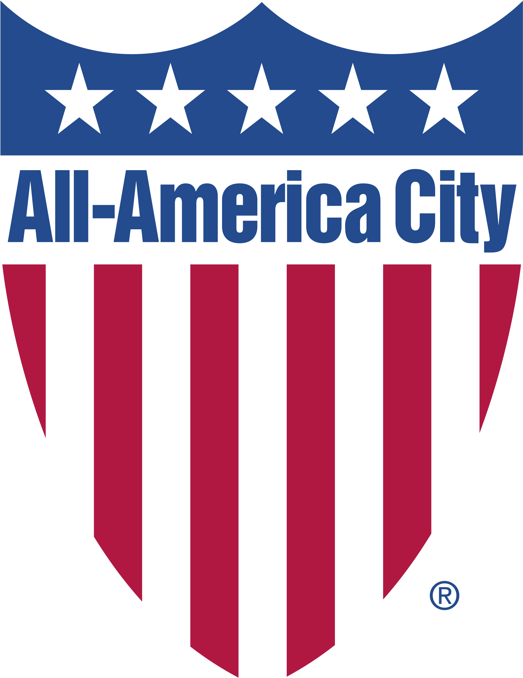 Clip Art Free Download America Transparent Red - All America City - Png Download (2400x2400), Png Download