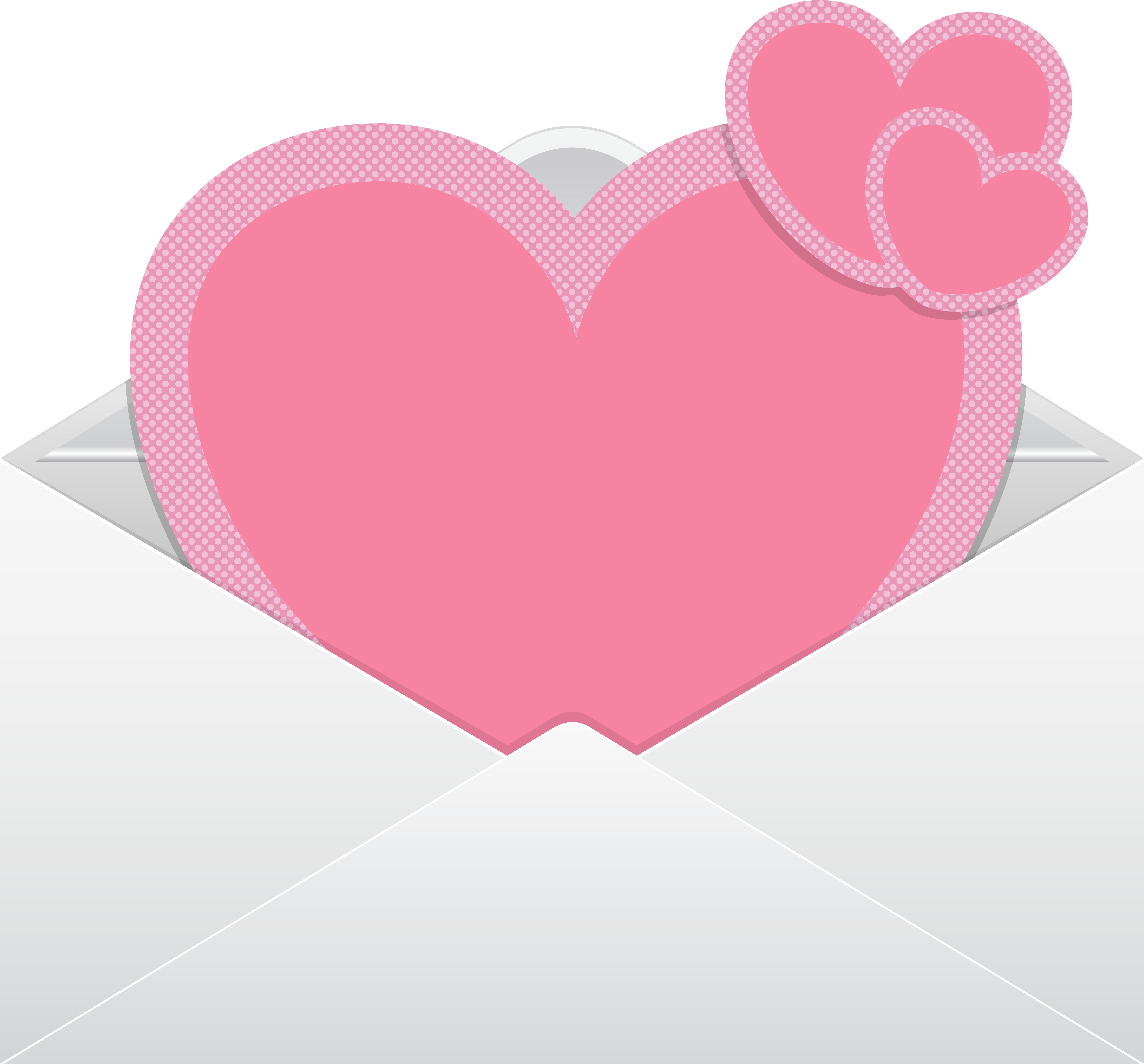 Pink Heart Clipart - Png Download (8000x7440), Png Download