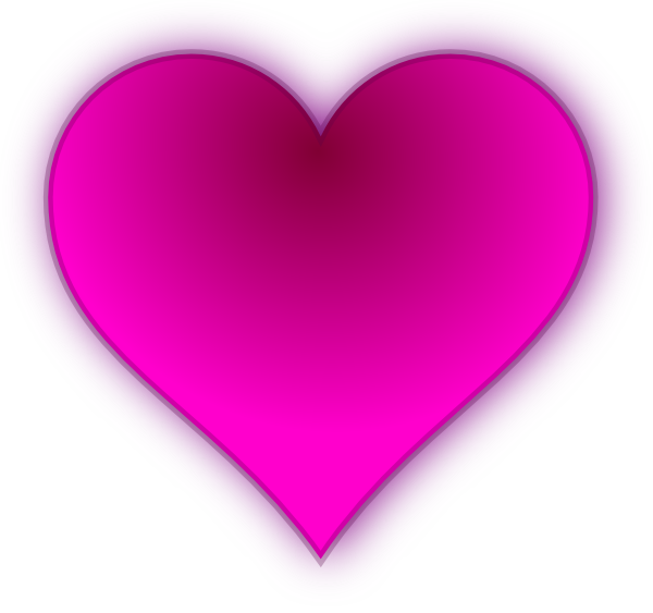 Pink Heart - Clip Art - Png Download (600x563), Png Download