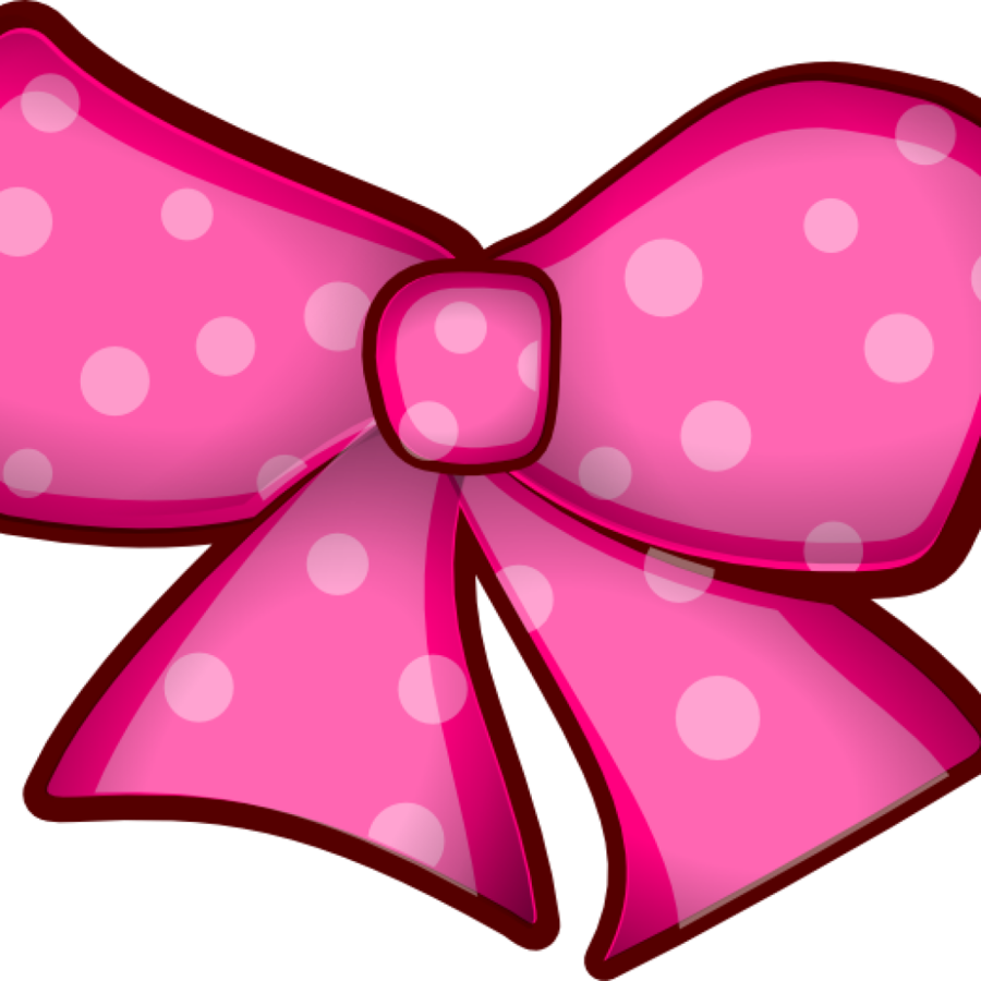 Download Hair Bow Clip Art Clipart Clip Art Heart - Mickey Mouse Pink Bow - Png Download (900x900), Png Download