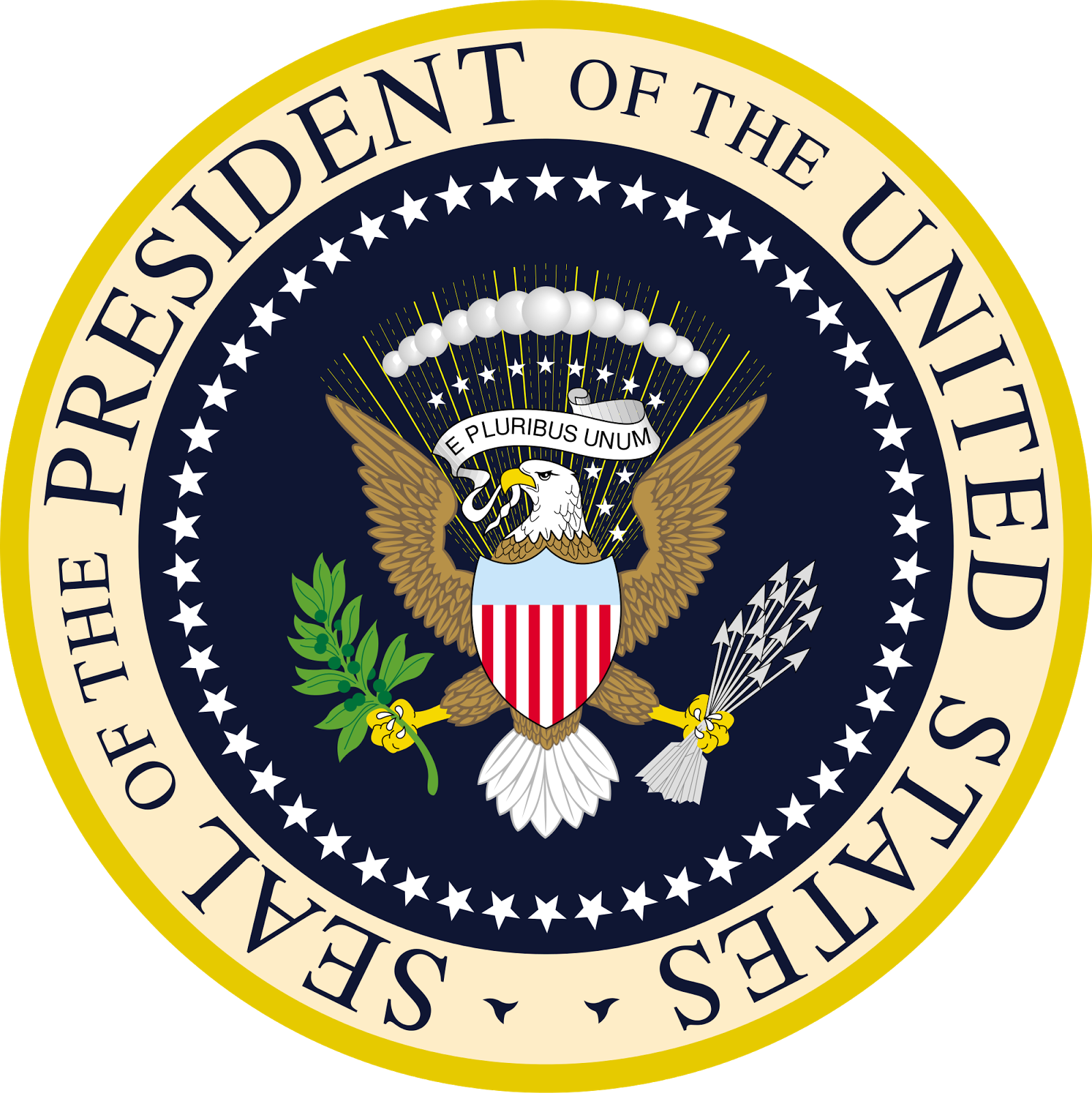 Rp 1200px-seal Of The President Of The United States - President Of The United States Clipart (1200x1200), Png Download