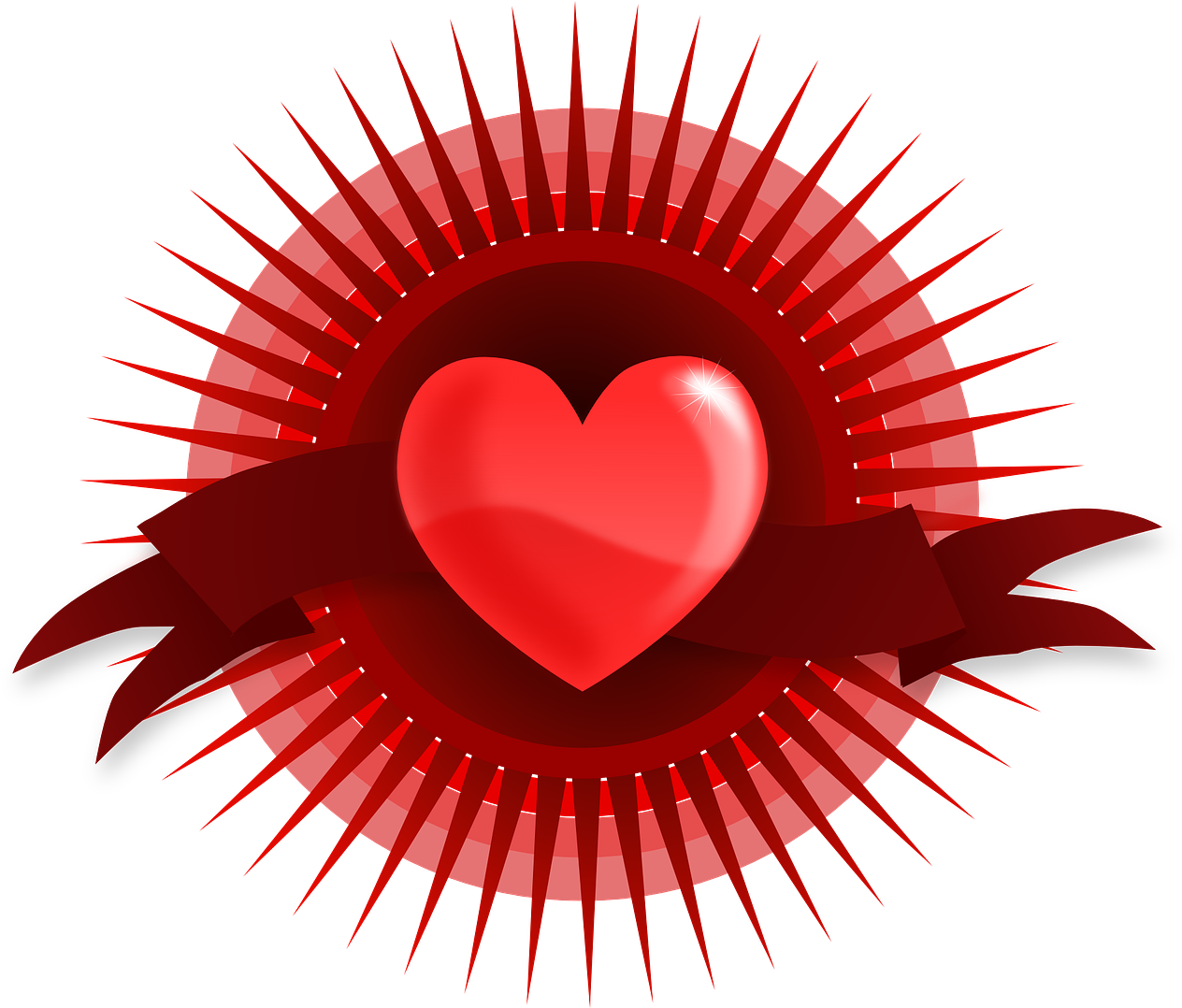 Free Stock Photos - Corazon Espinado Dibujo Clipart (800x697), Png Download