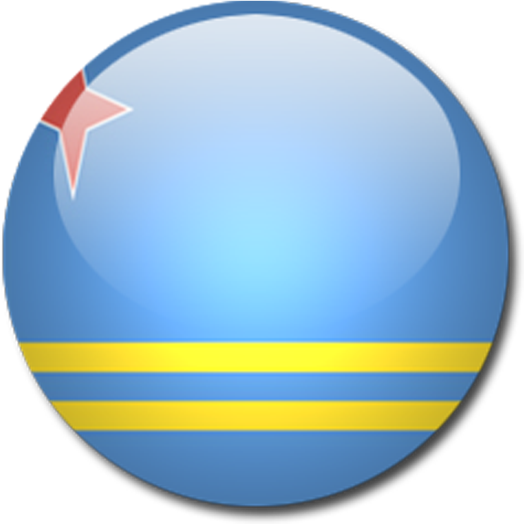 Clip Arts Related To - Aruba Flag Round - Png Download (800x800), Png Download