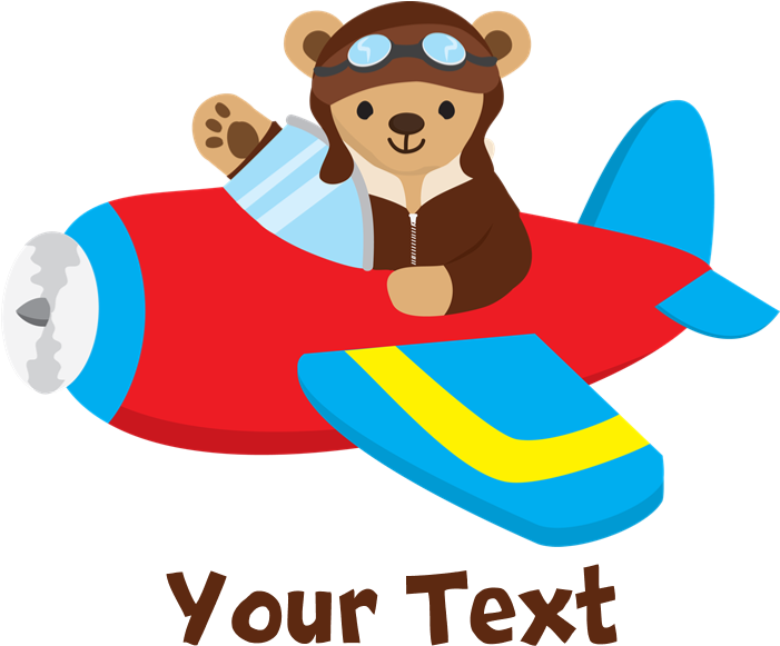 Favorite - Pilot Teddy Bear Clipart - Png Download (700x700), Png Download