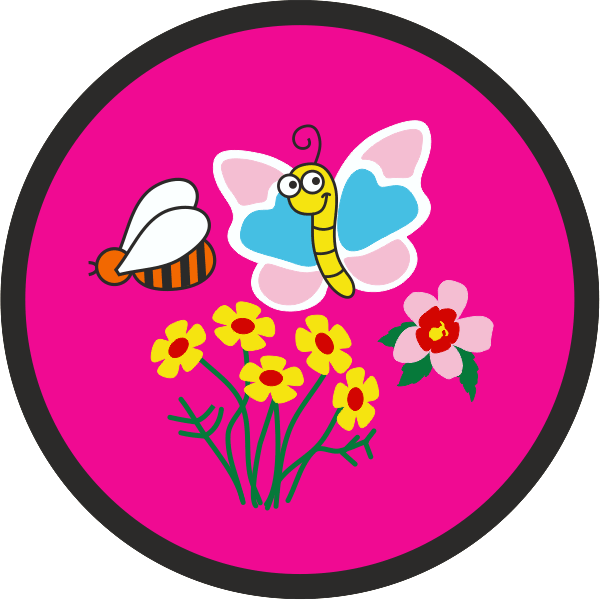Spring Pink Badge - Portable Network Graphics Clipart (600x600), Png Download