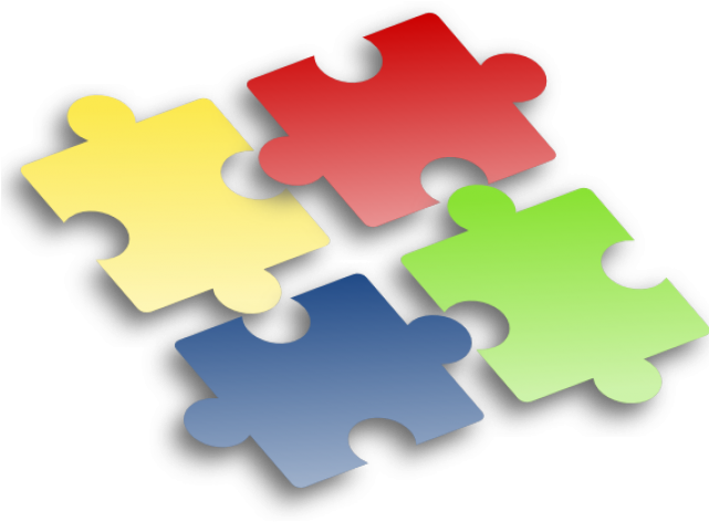 Puzzle Clipart Background - Puzzle Pieces No Background - Png Download (640x480), Png Download