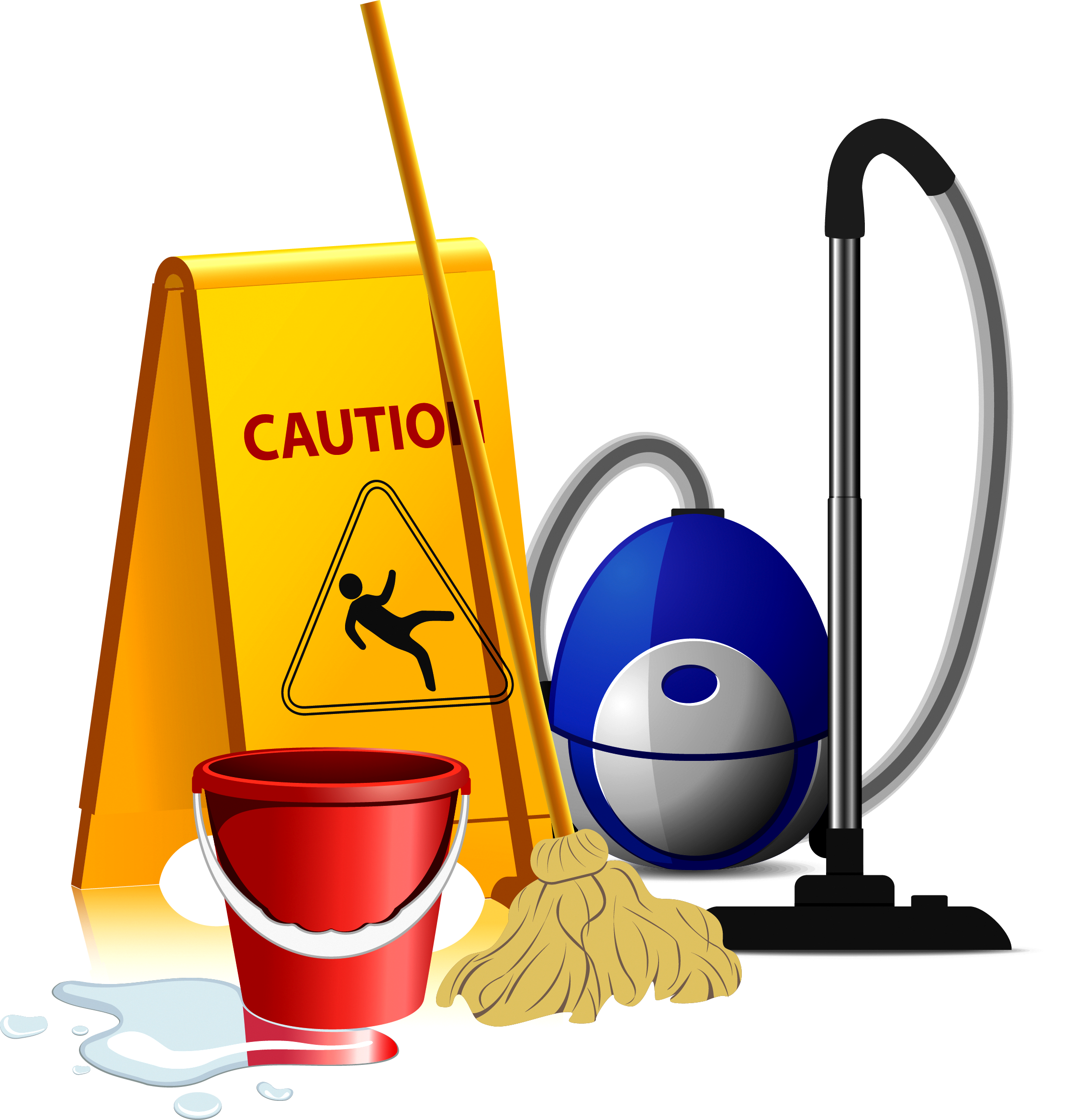 Download Clean Clipart Clean Floor Cartoon Cleaning Tools Png Download 59082 Pinclipart
