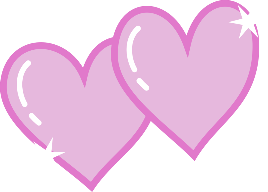 Double Heart Cutie Mark - Mlp Cutie Mark Love Clipart (900x645), Png Download